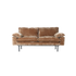 retro sofa 2 seats - velvet corduroy 