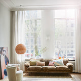 retro sofa 3 seats - velvet corduroy 