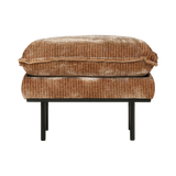 retro sofa hocker - velvet corduroy 
