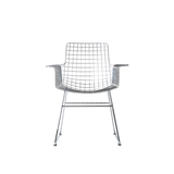 metal wire chair - with arms