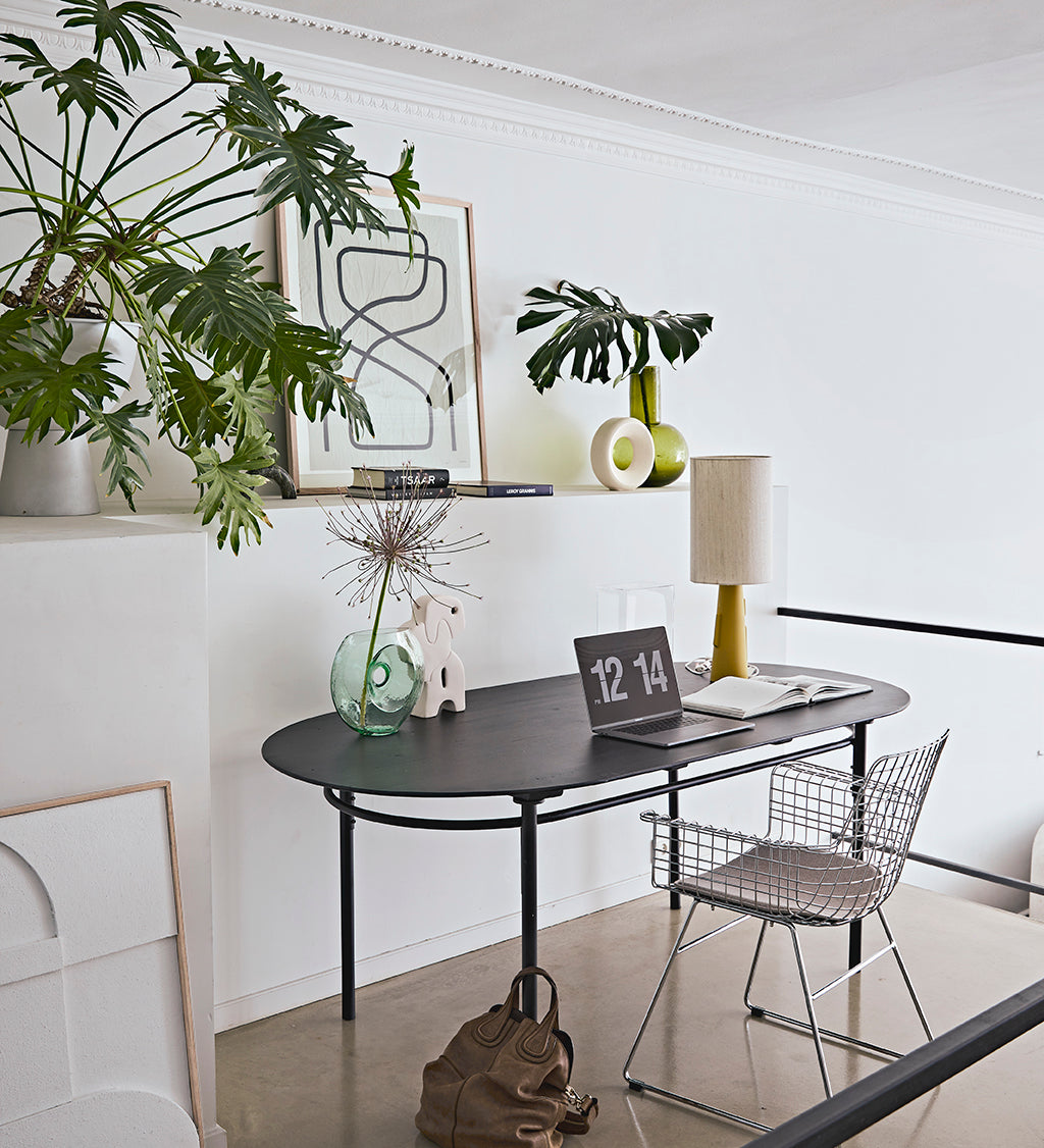metal wire chair - with arms