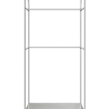 arch clothing rack - brushed steel 
