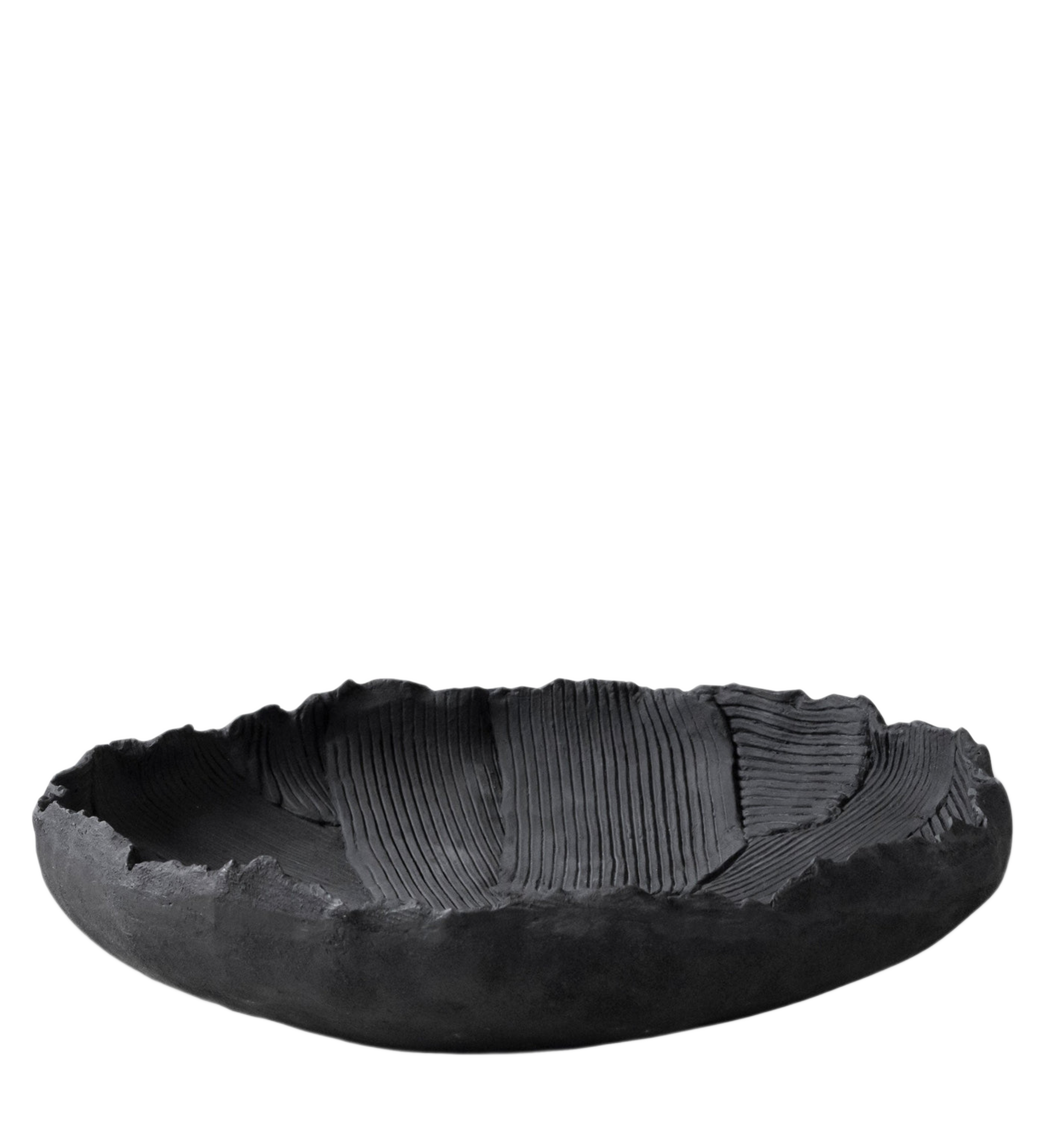 art piece patch bowl - black