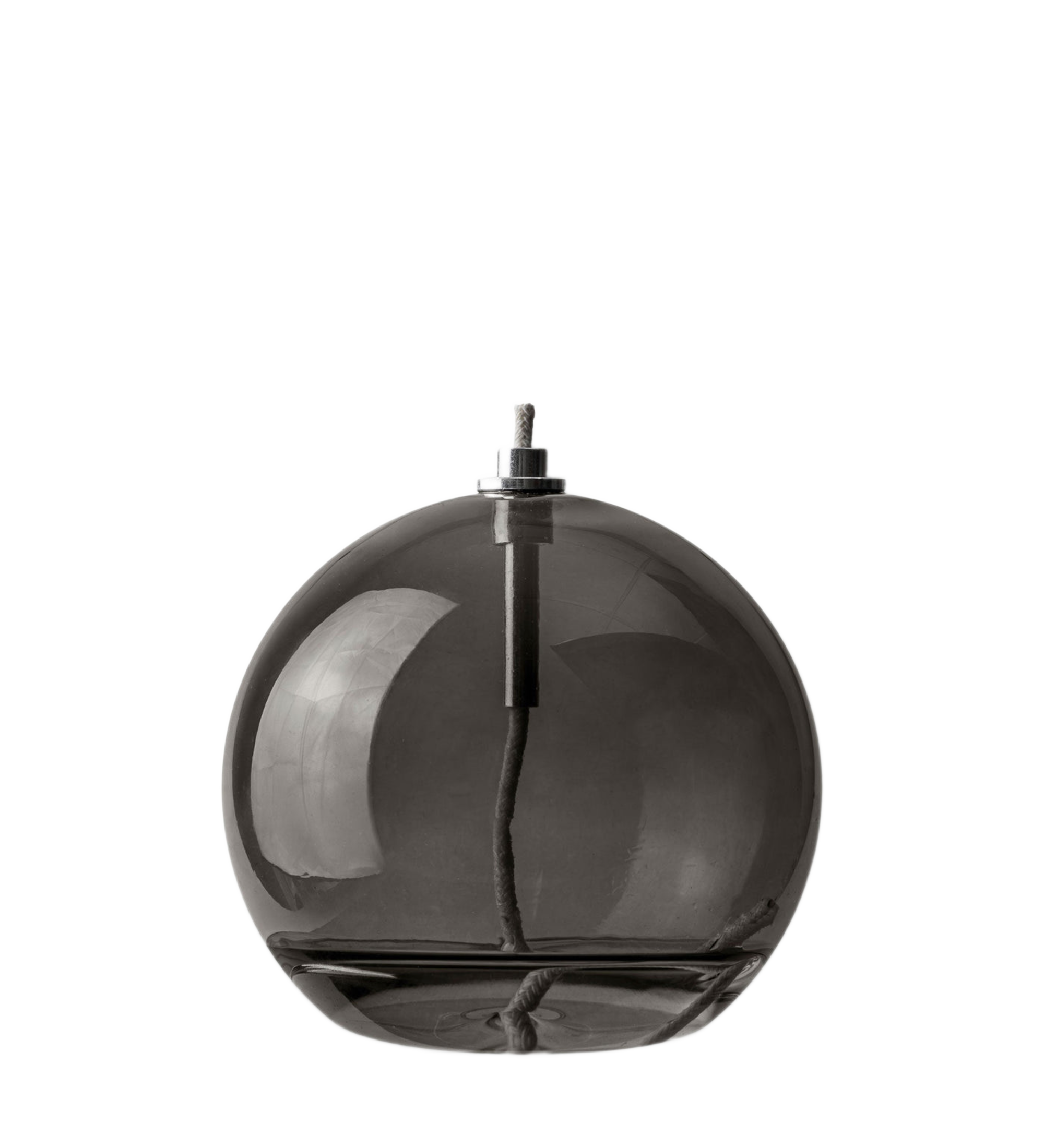 aura oil lamp - smoke grey medium