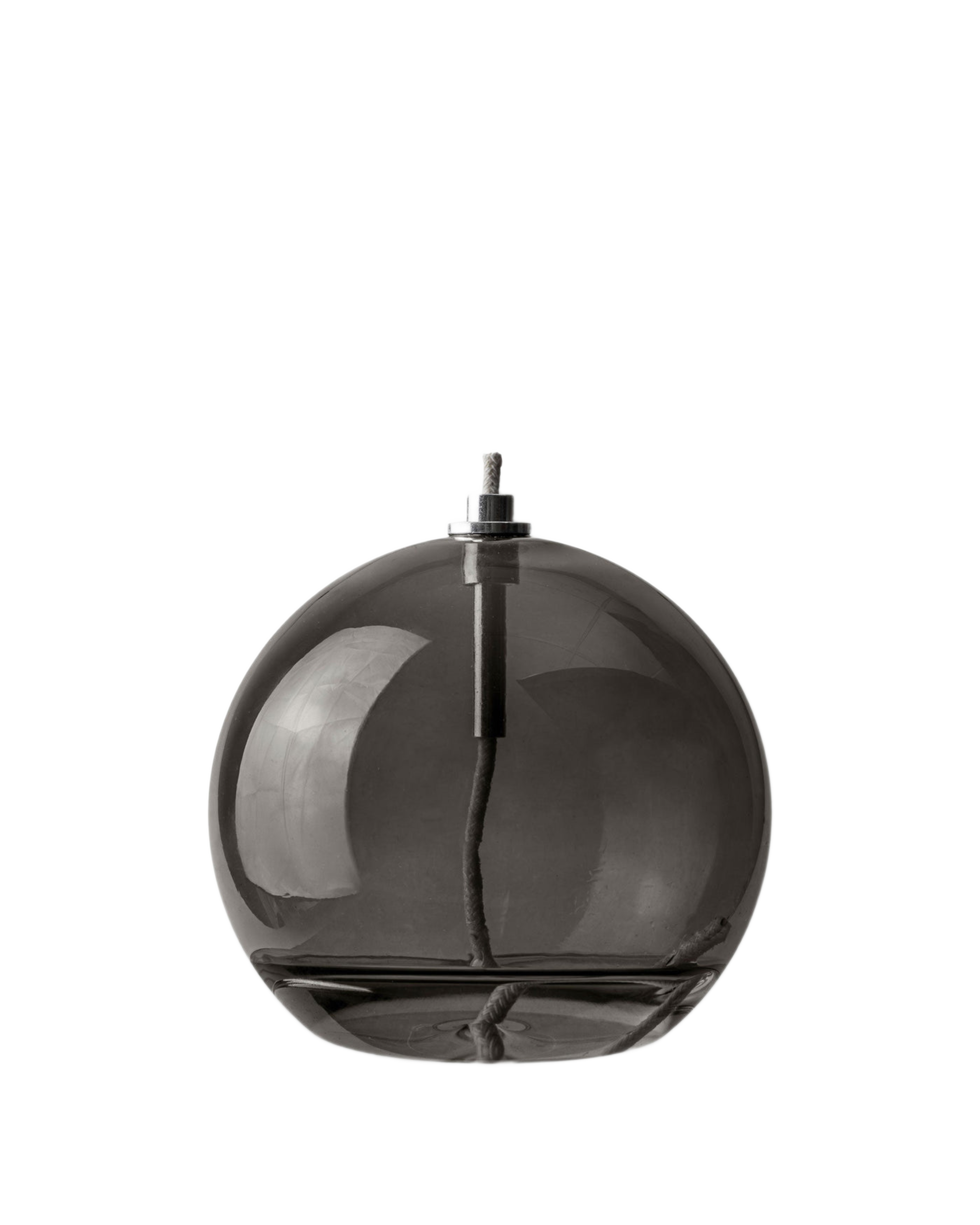 aura oil lamp - smoke grey medium