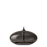 aura oil lamp - smoke grey small