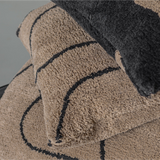 figura tufted cushion - brown