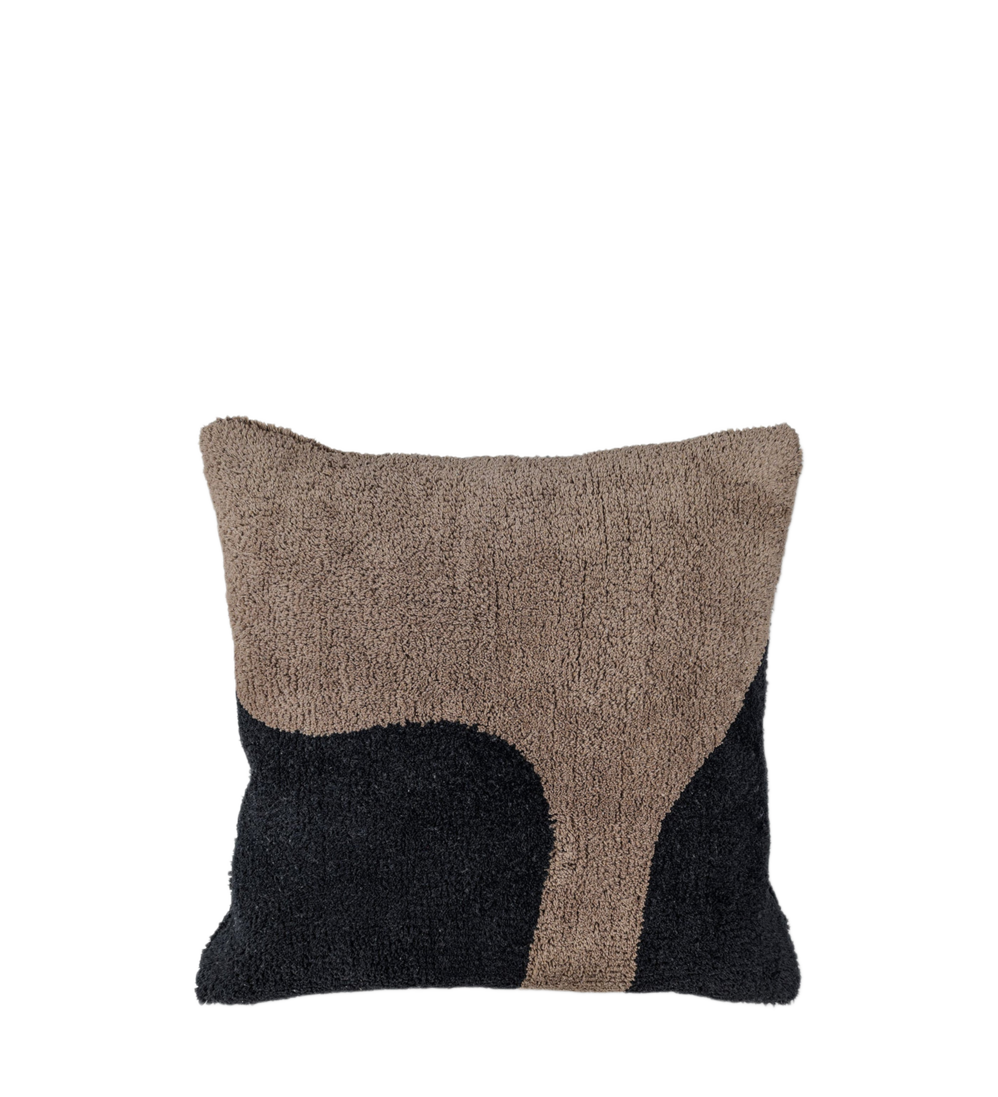 figura tufted cushion - brown