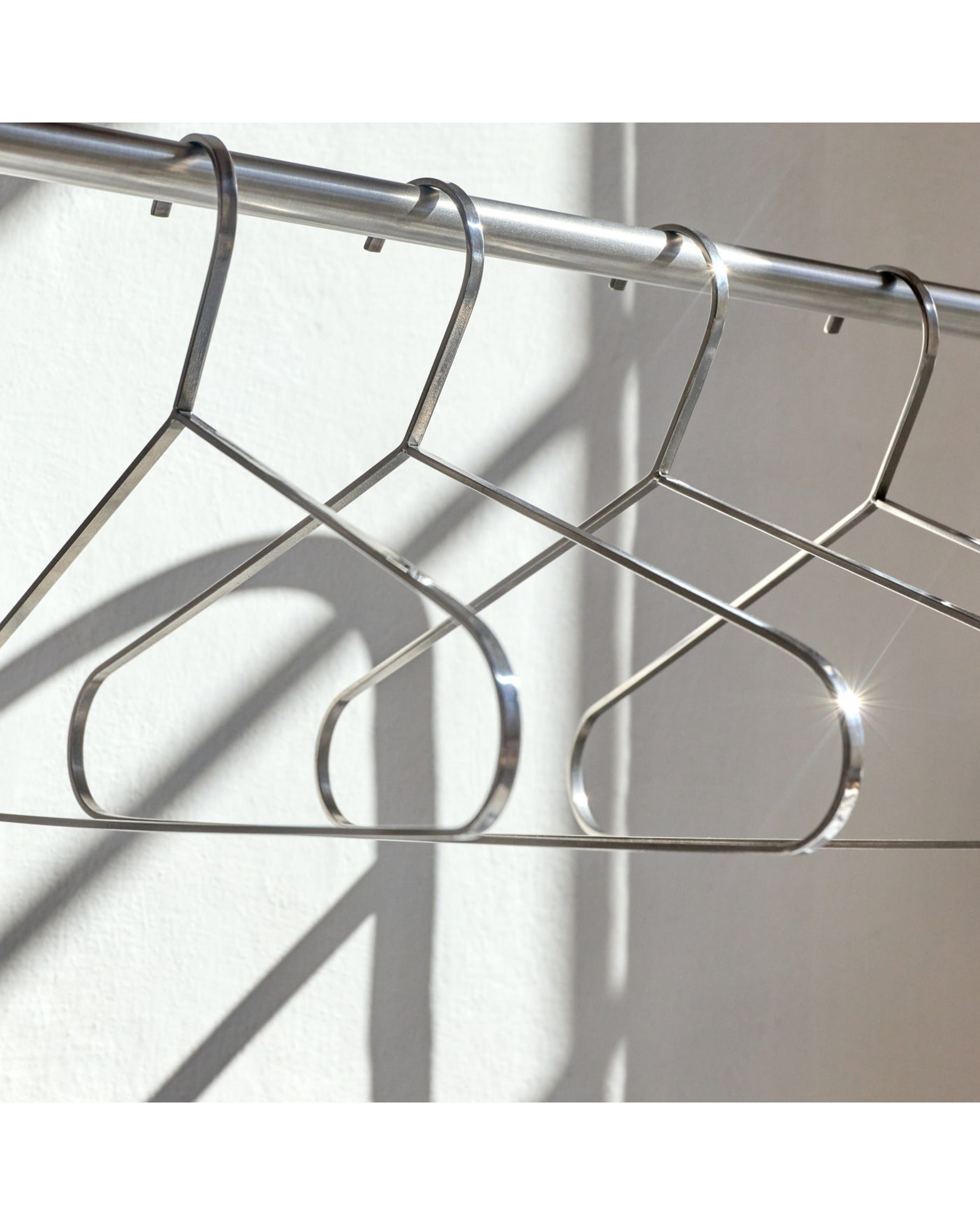 hang it hanger 2pack - brushed steel 