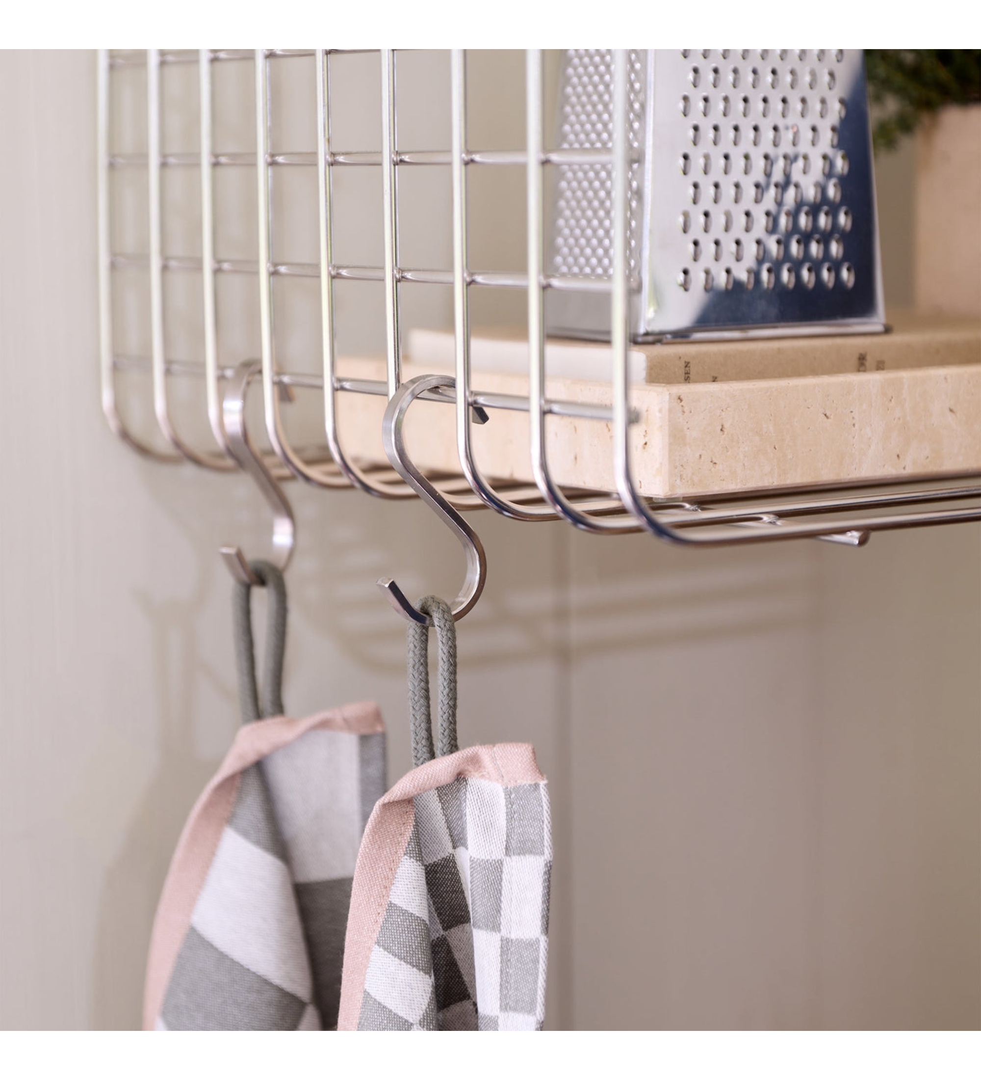 hang it s-hock 5pack - brushed steel 