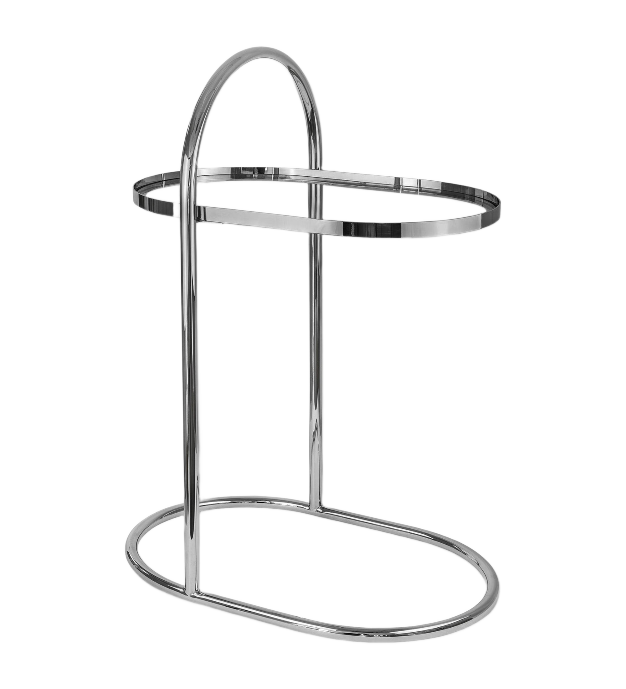 moves side table - chrome 