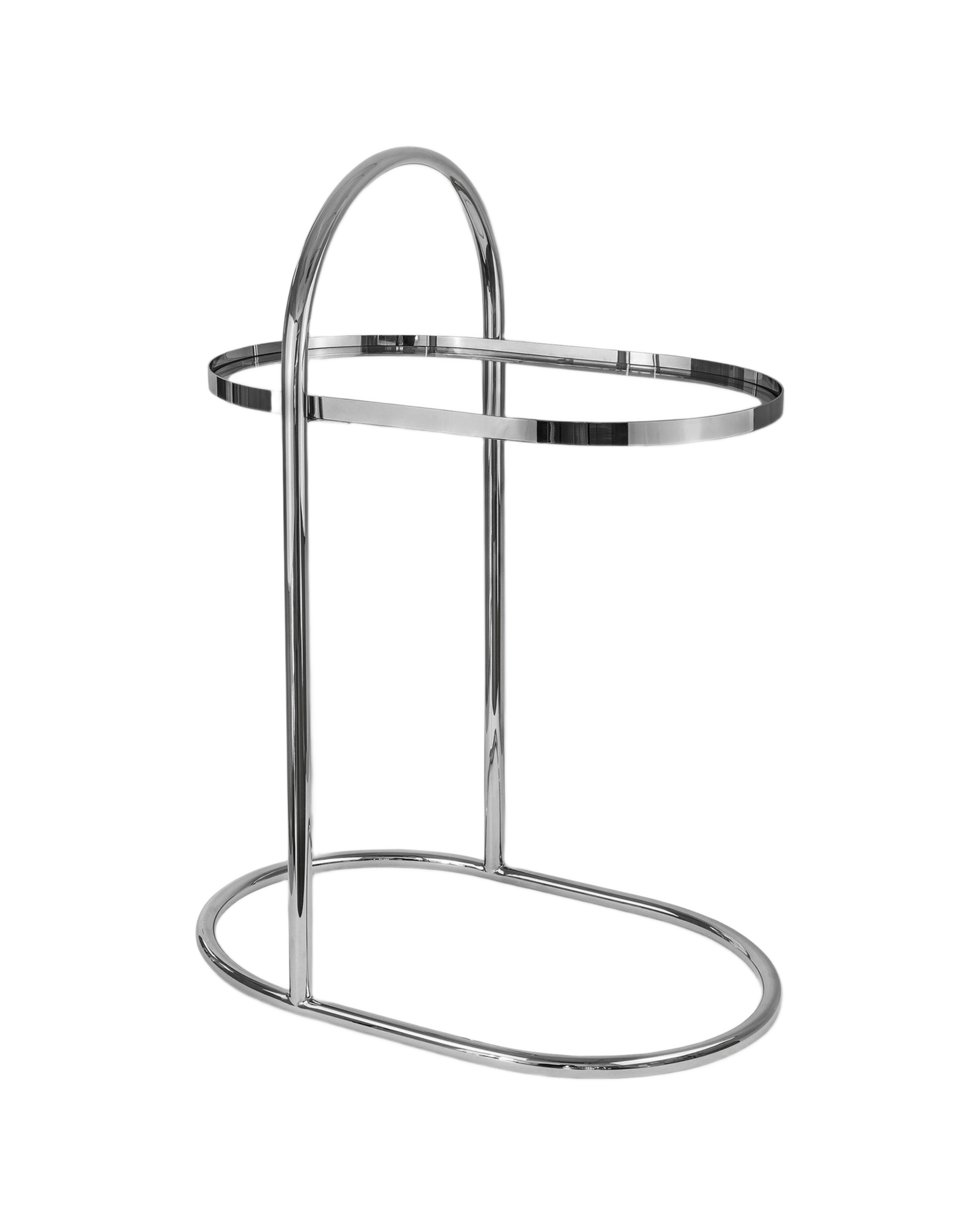 moves side table - chrome 