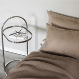 moves side table - chrome 