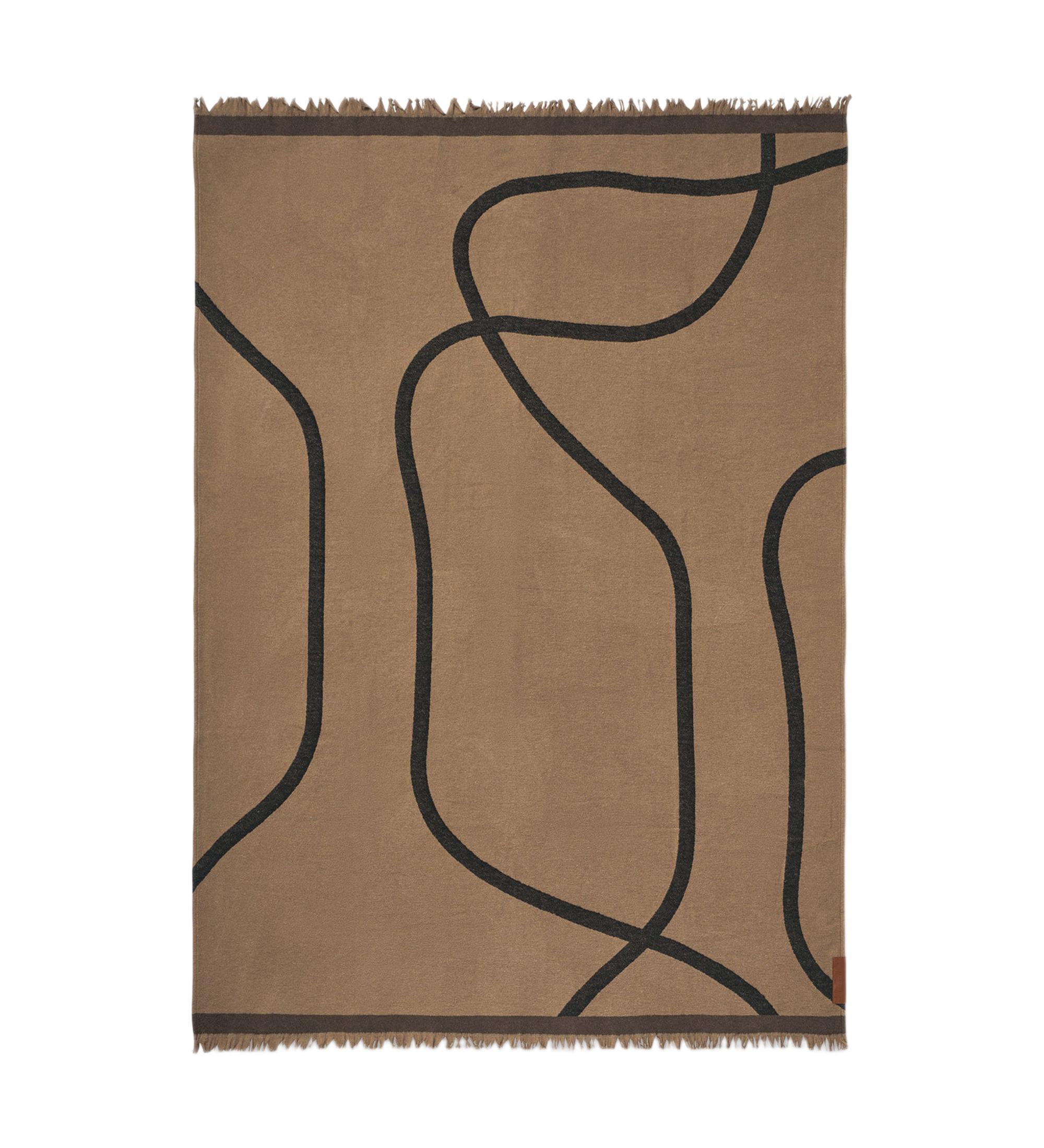 shadow throw - latte / black 