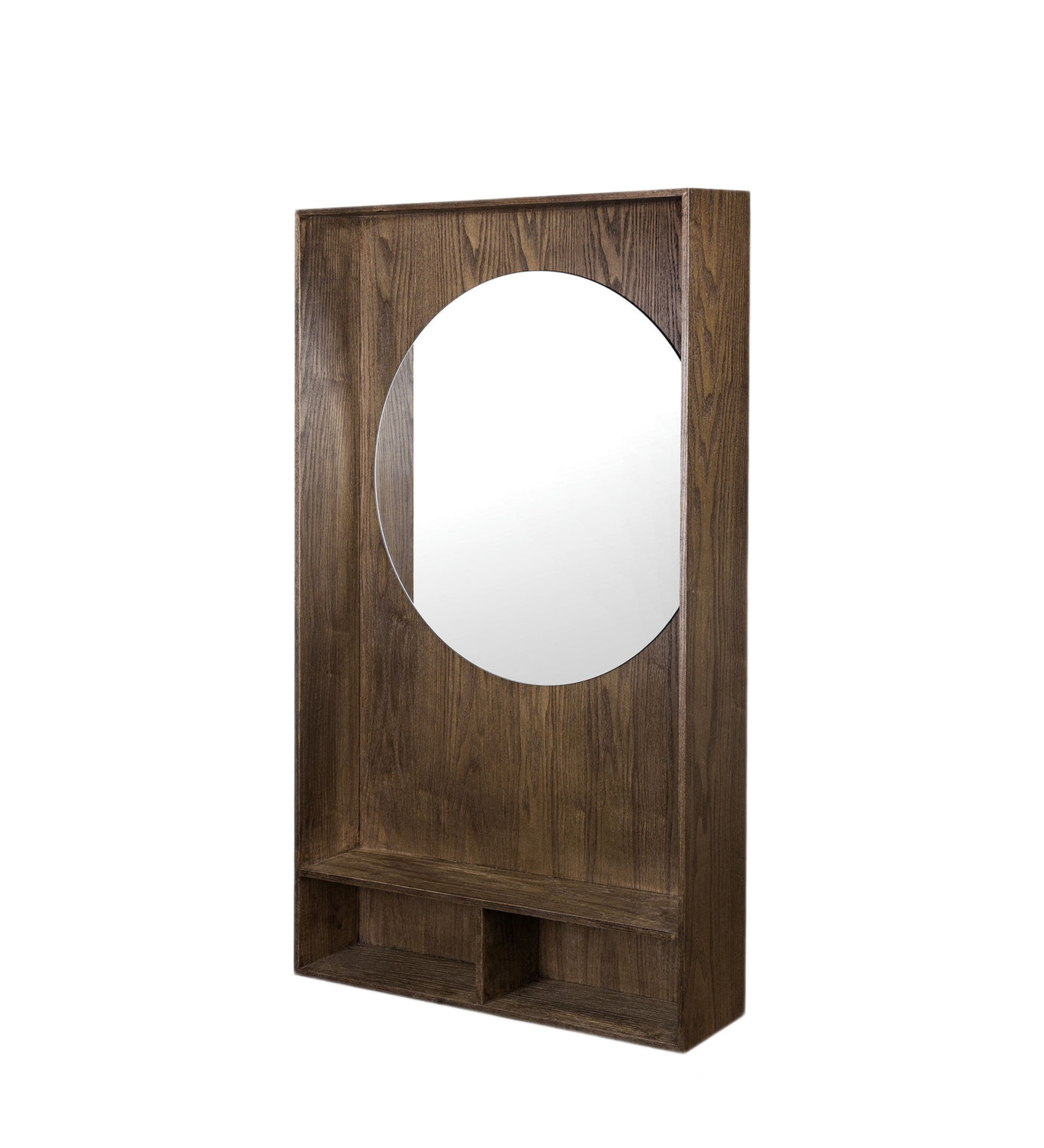 show me mirror - dark oiled large 