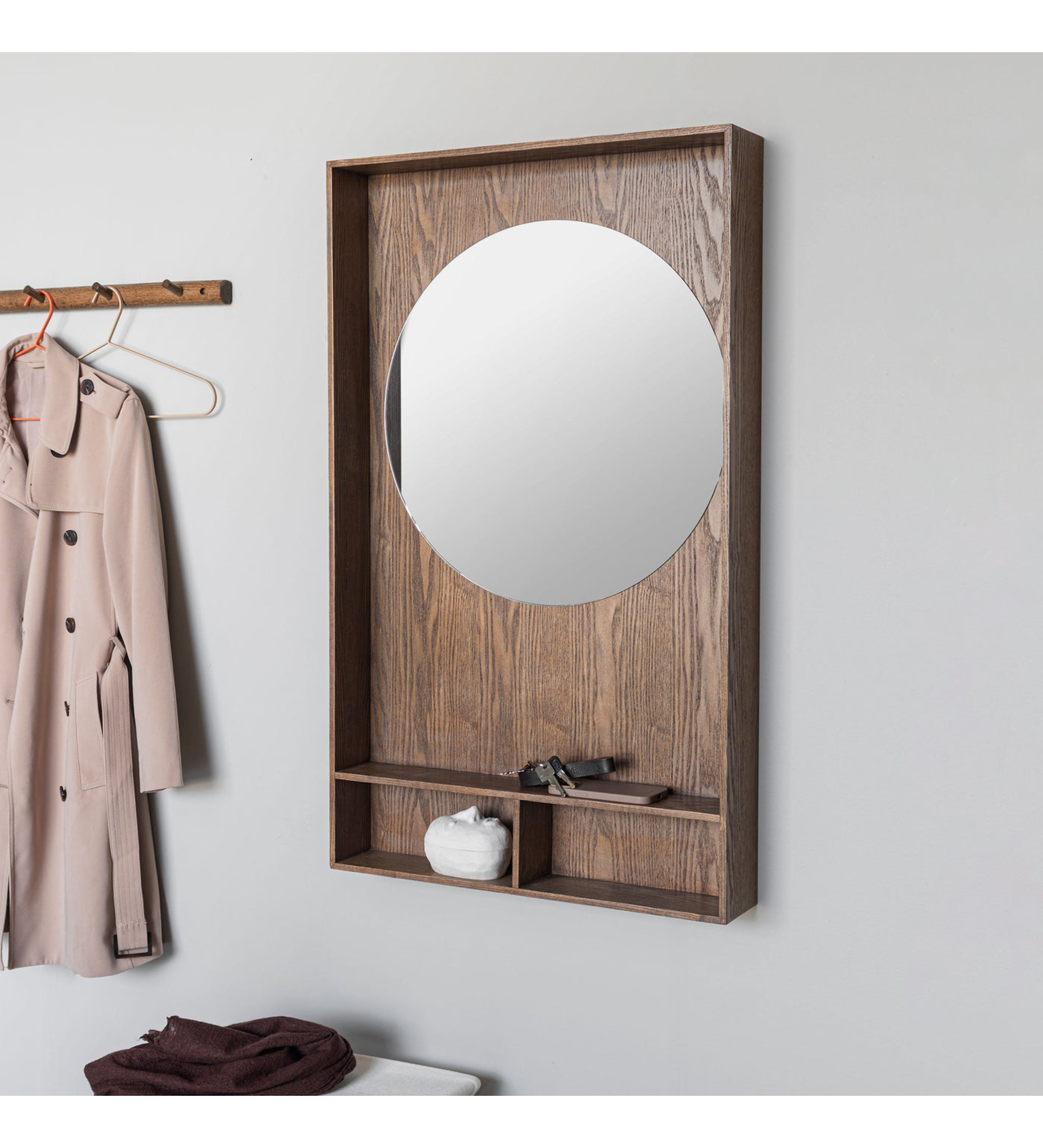 show me mirror - dark oiled large 
