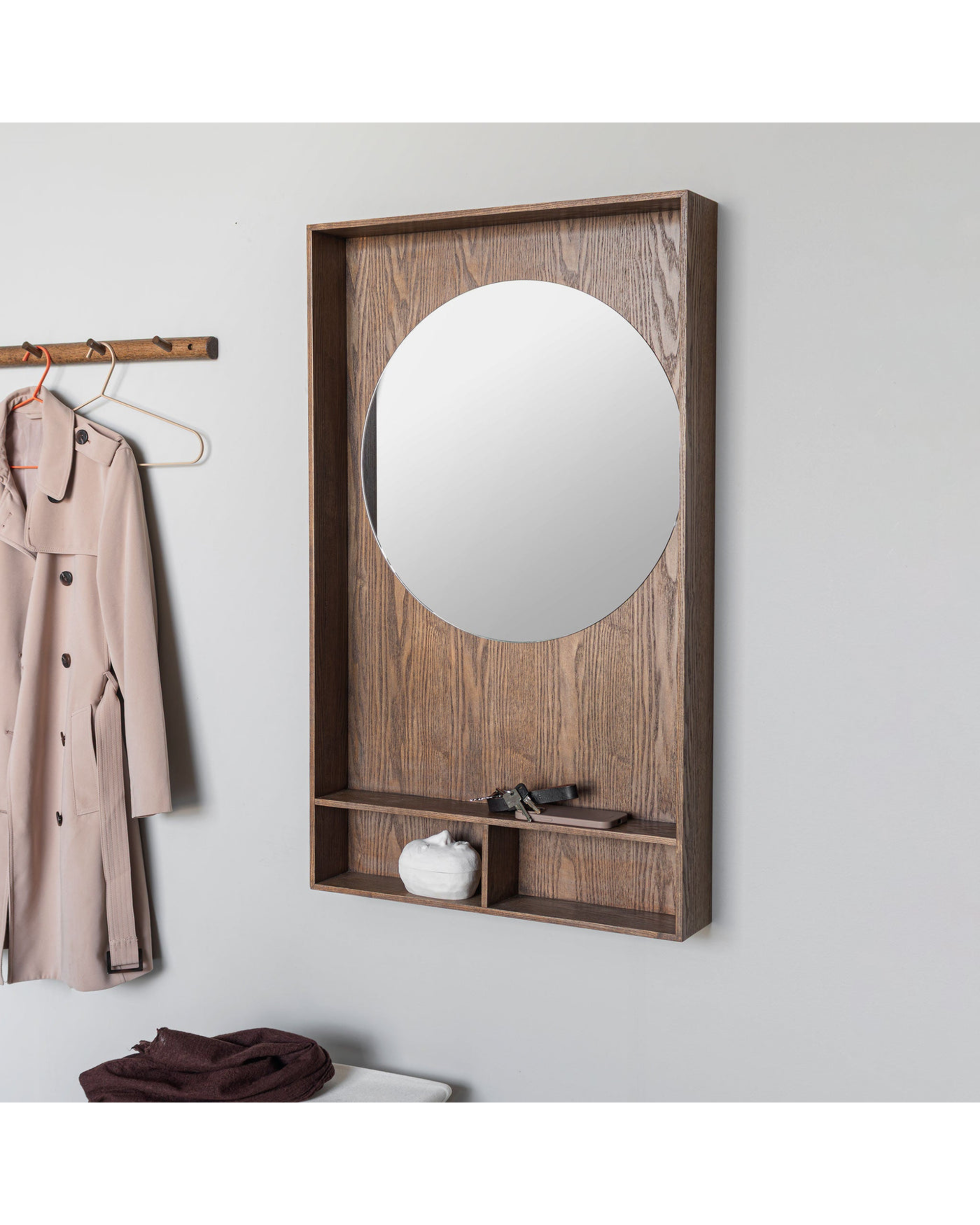 show me mirror - dark oiled large 