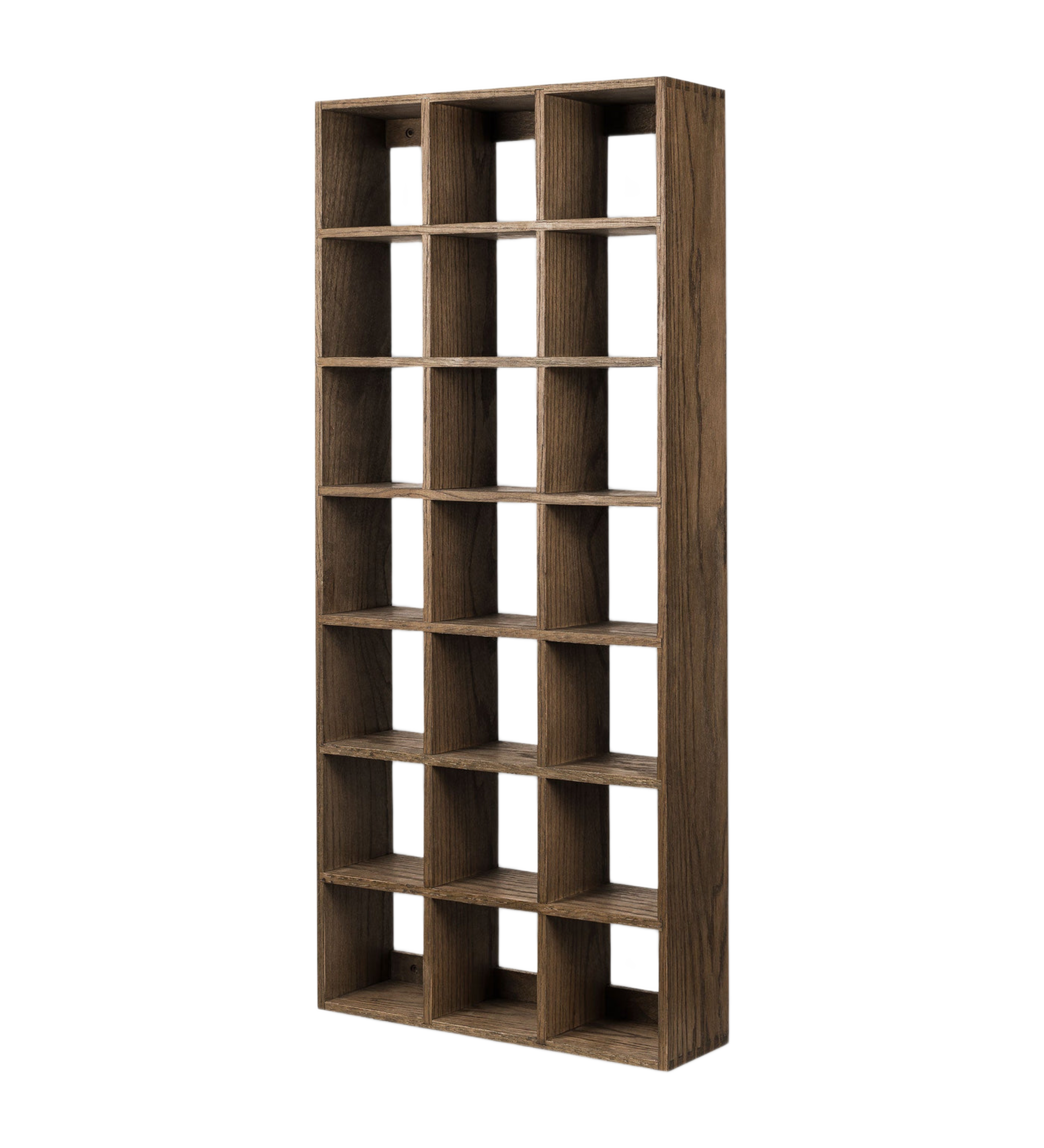 showcase set box - oak dark oiled large