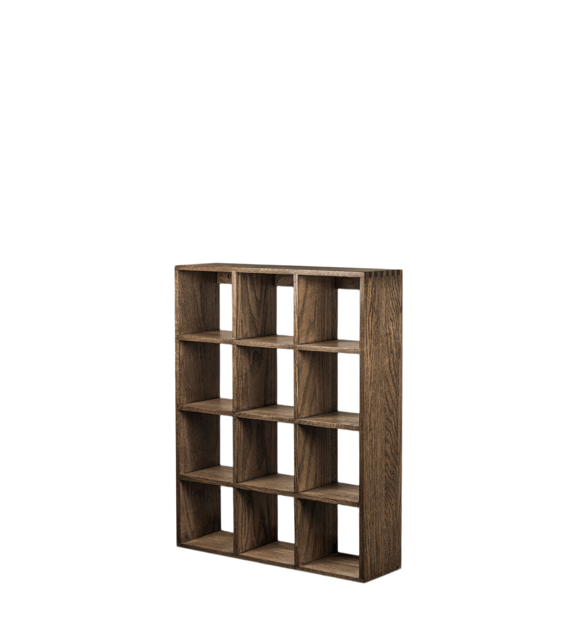 showcase set box - oak dark oiled 