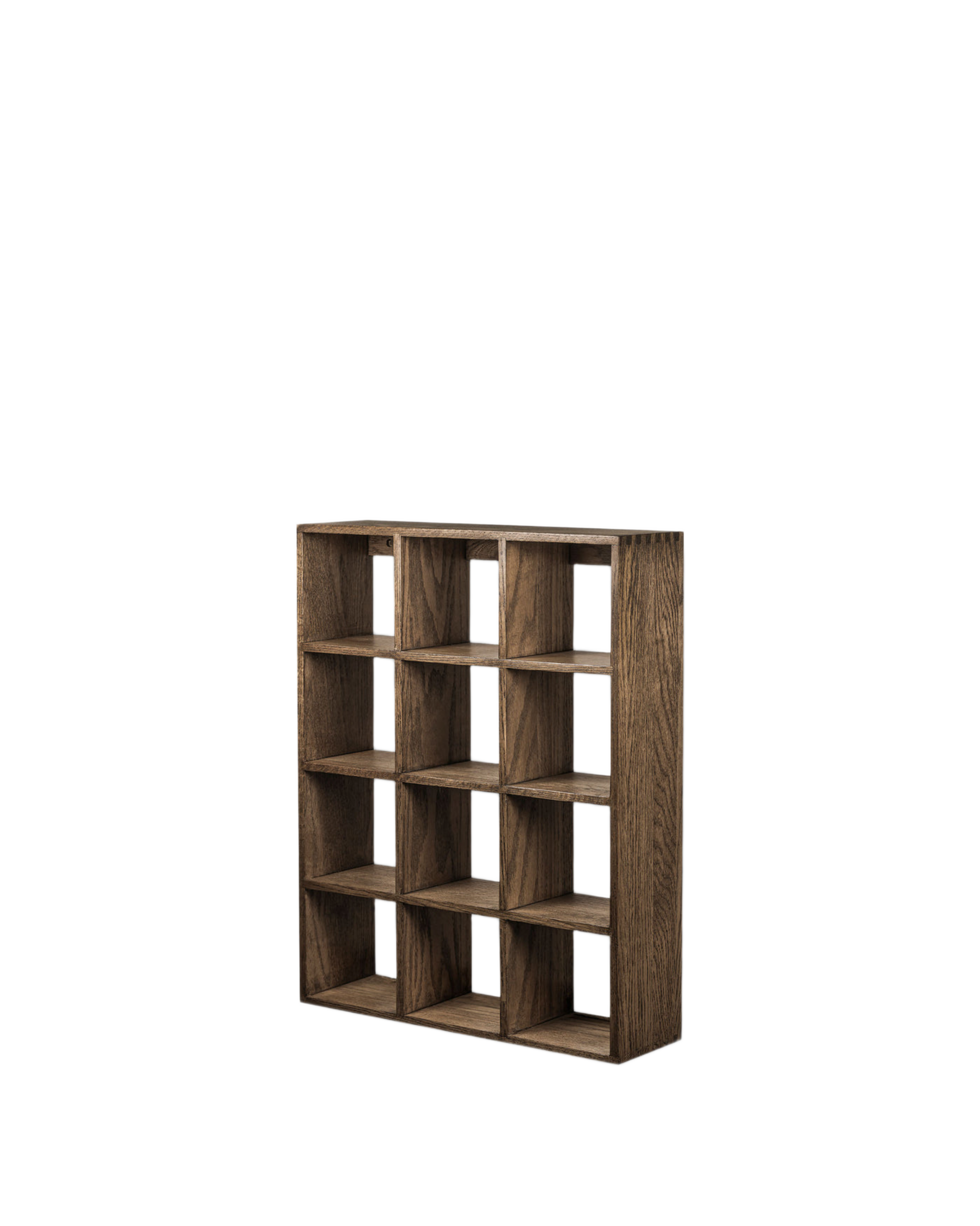 showcase set box - oak dark oiled 