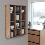 showcase set box - oak dark oiled 