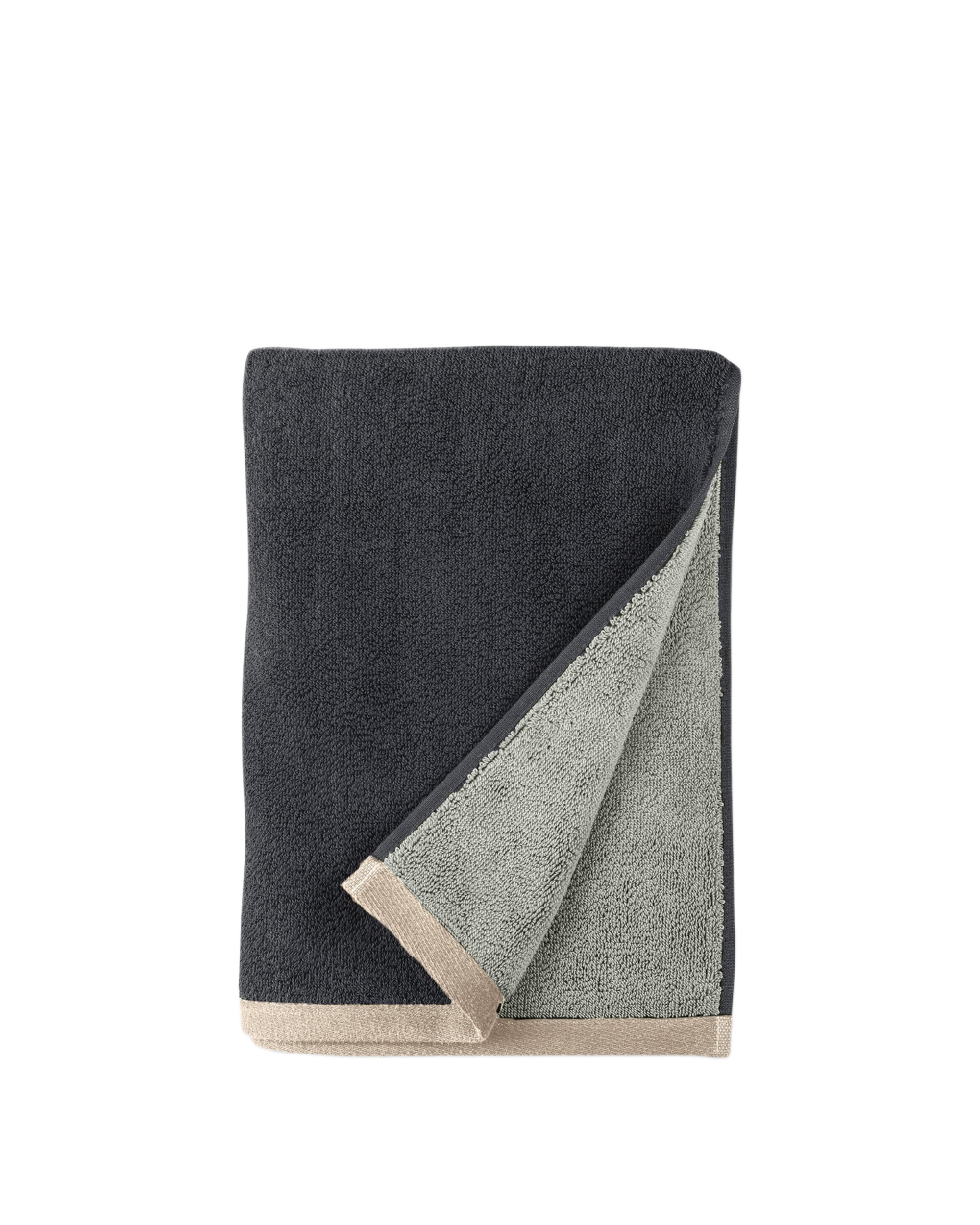 soft guest towel 2pack - darkgrey / lightgrey