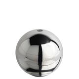 sphere candle holder - chrome large 