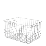 store it basket - chrome medium