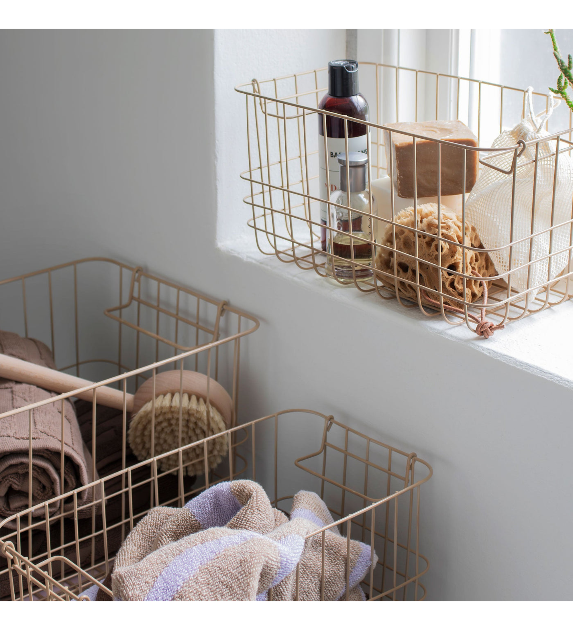 store it basket - sand medium