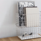 store it basket - chrome small