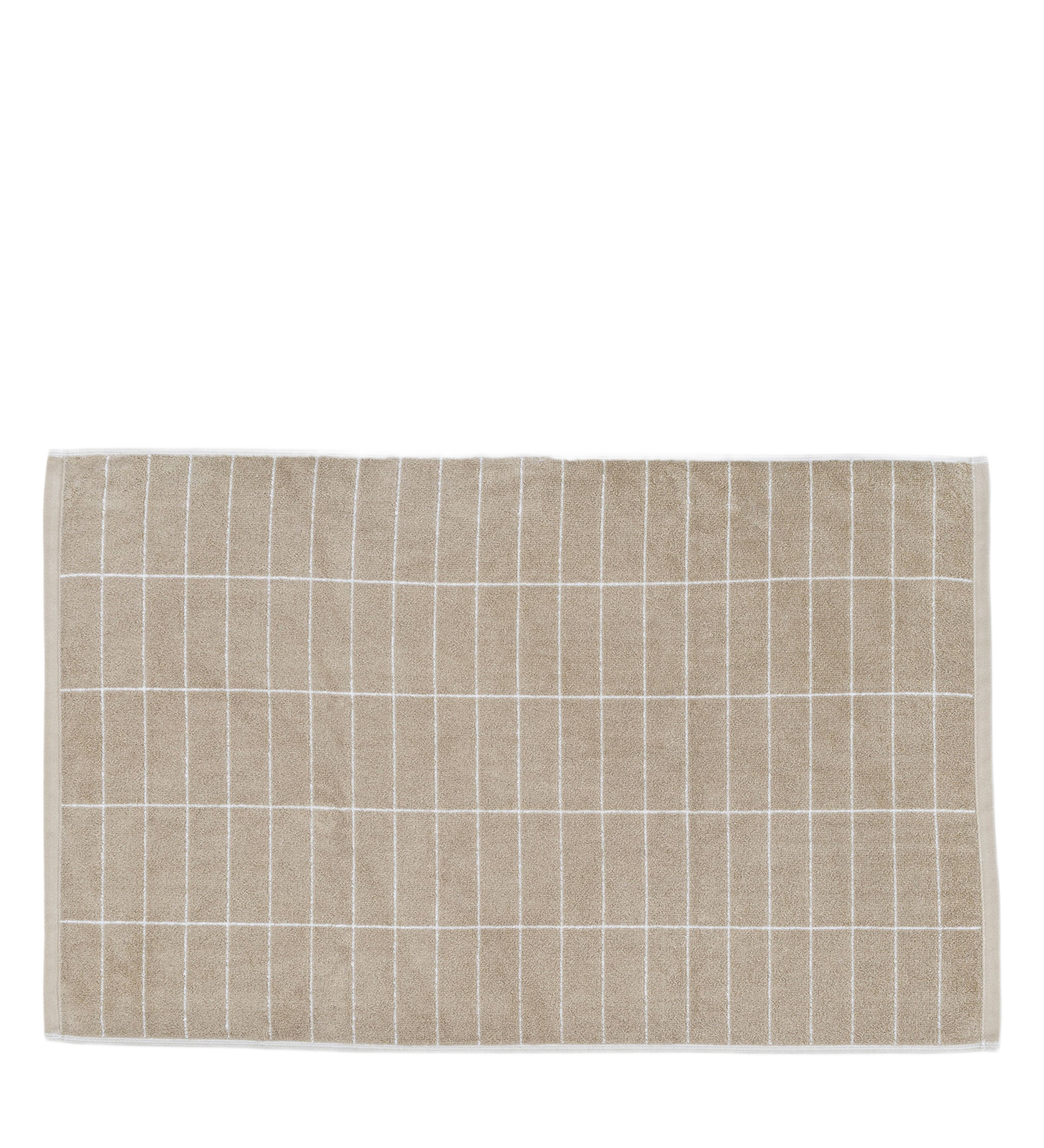 tile stone bath mat - sand off/white 