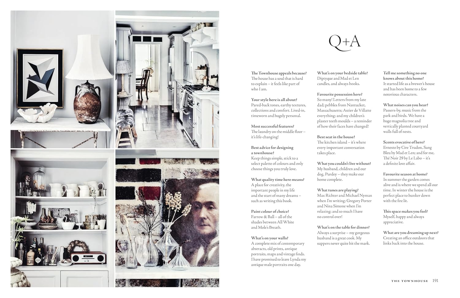 curate inspiration for an individual home