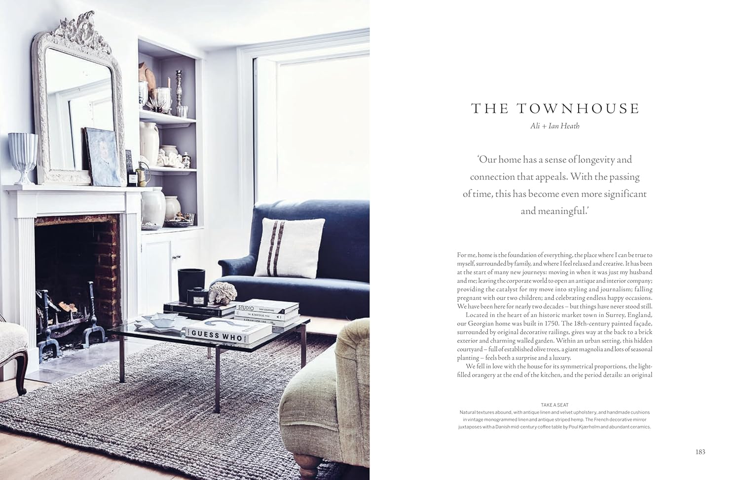 curate inspiration for an individual home