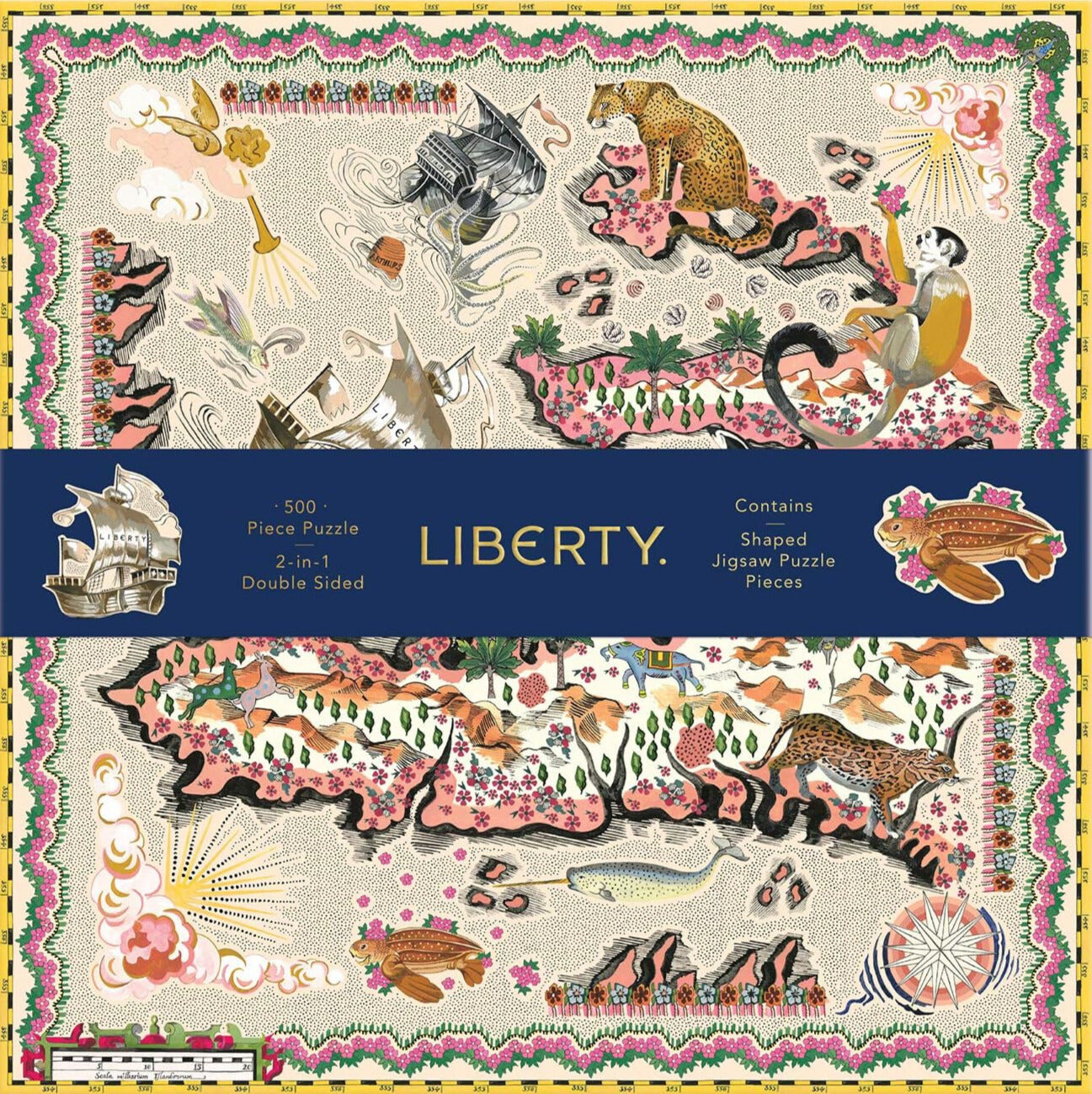 maxine 500 piece double sided puzzle