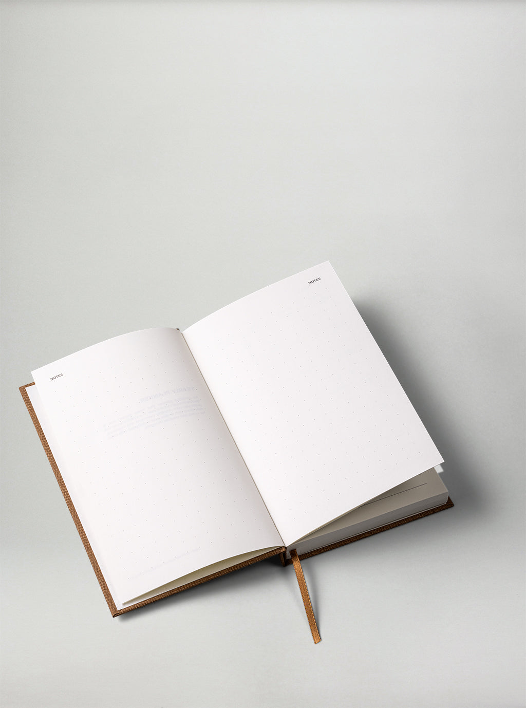 yearly planner brown