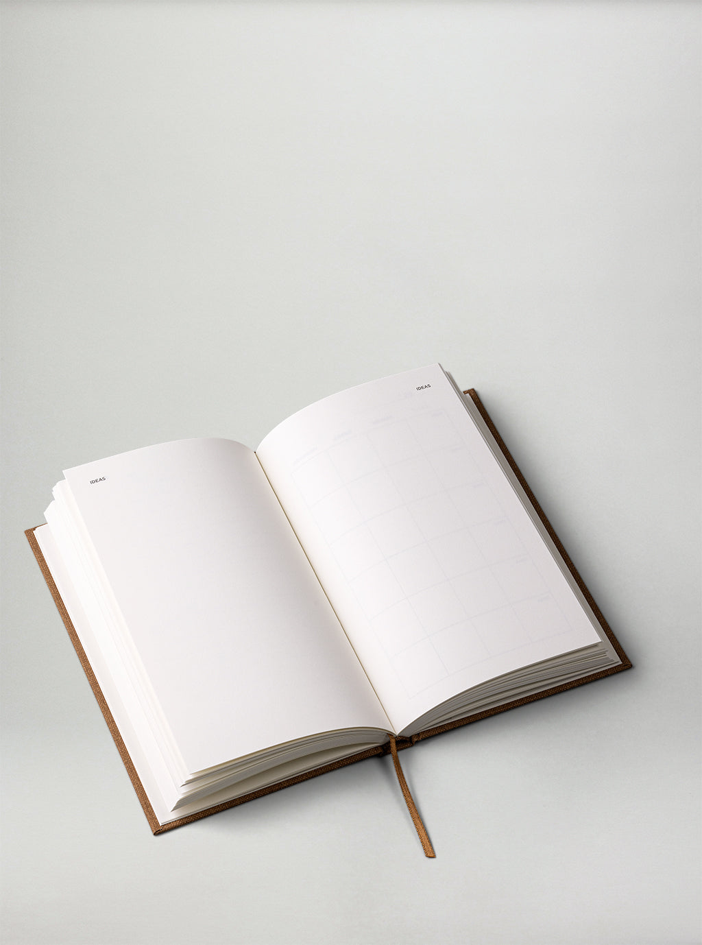 yearly planner brown