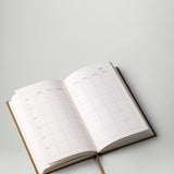 yearly planner brown