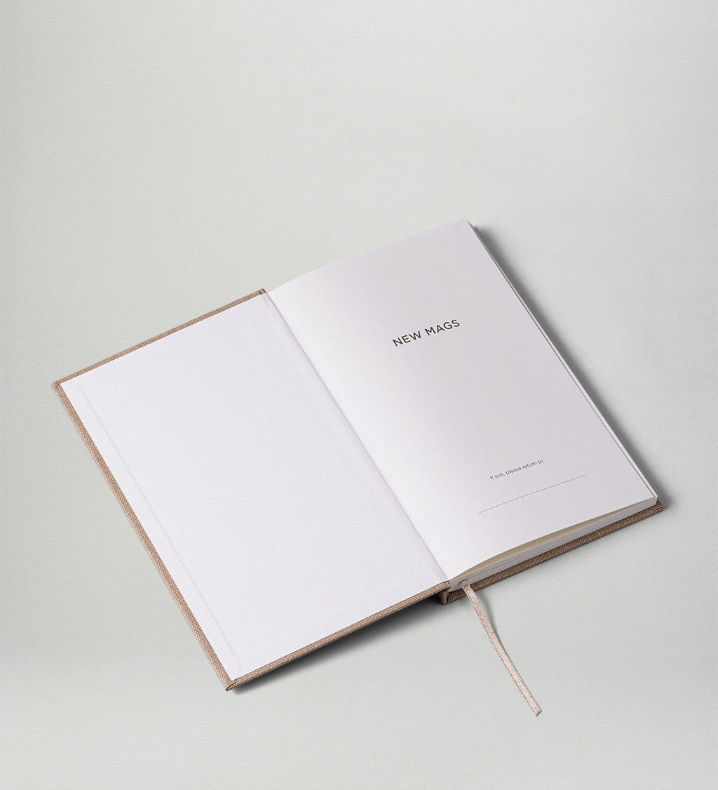 notebook sand a5 harcover blank