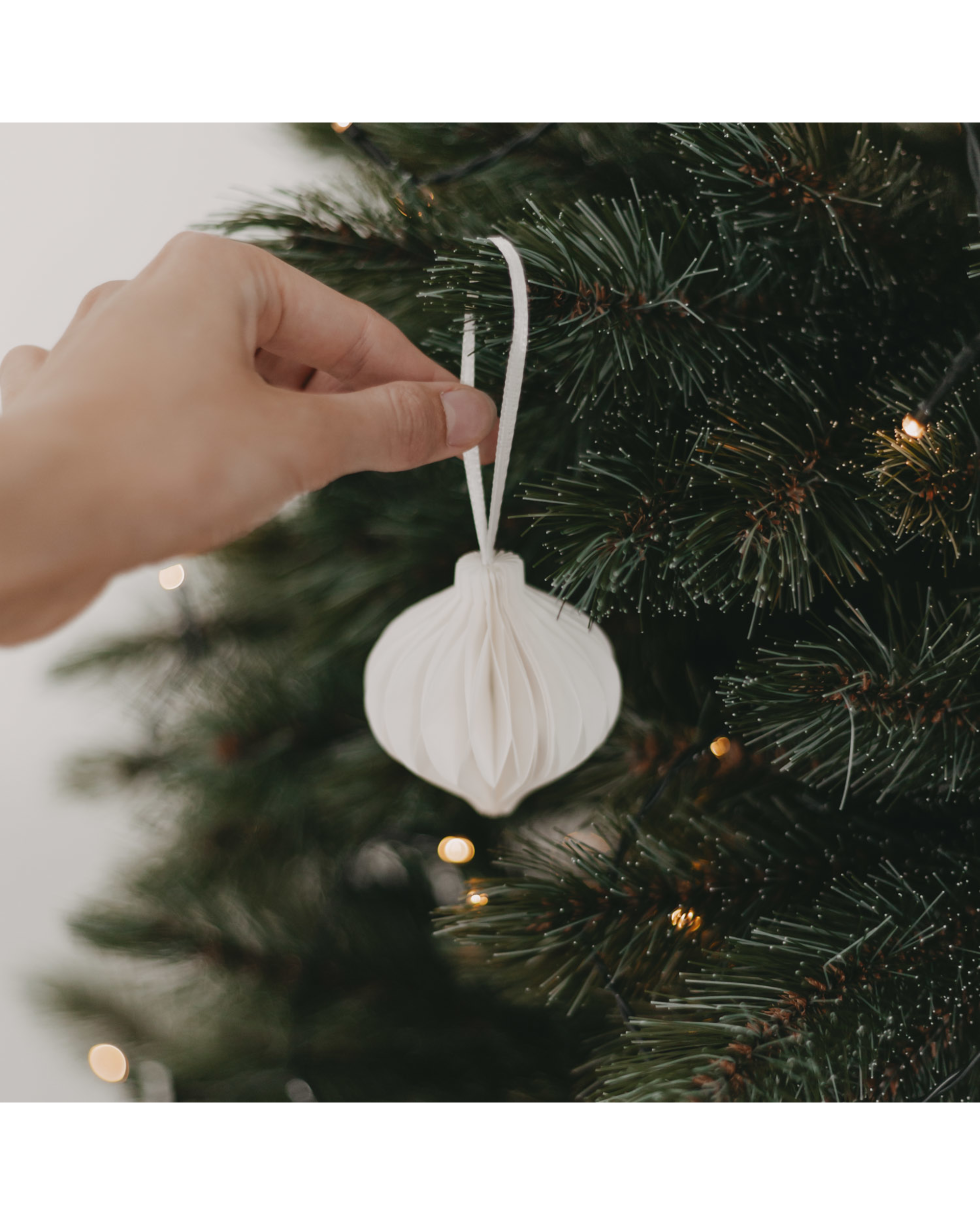 paper ornament 7cm - nature