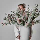 ceramic jar - shellish grey 