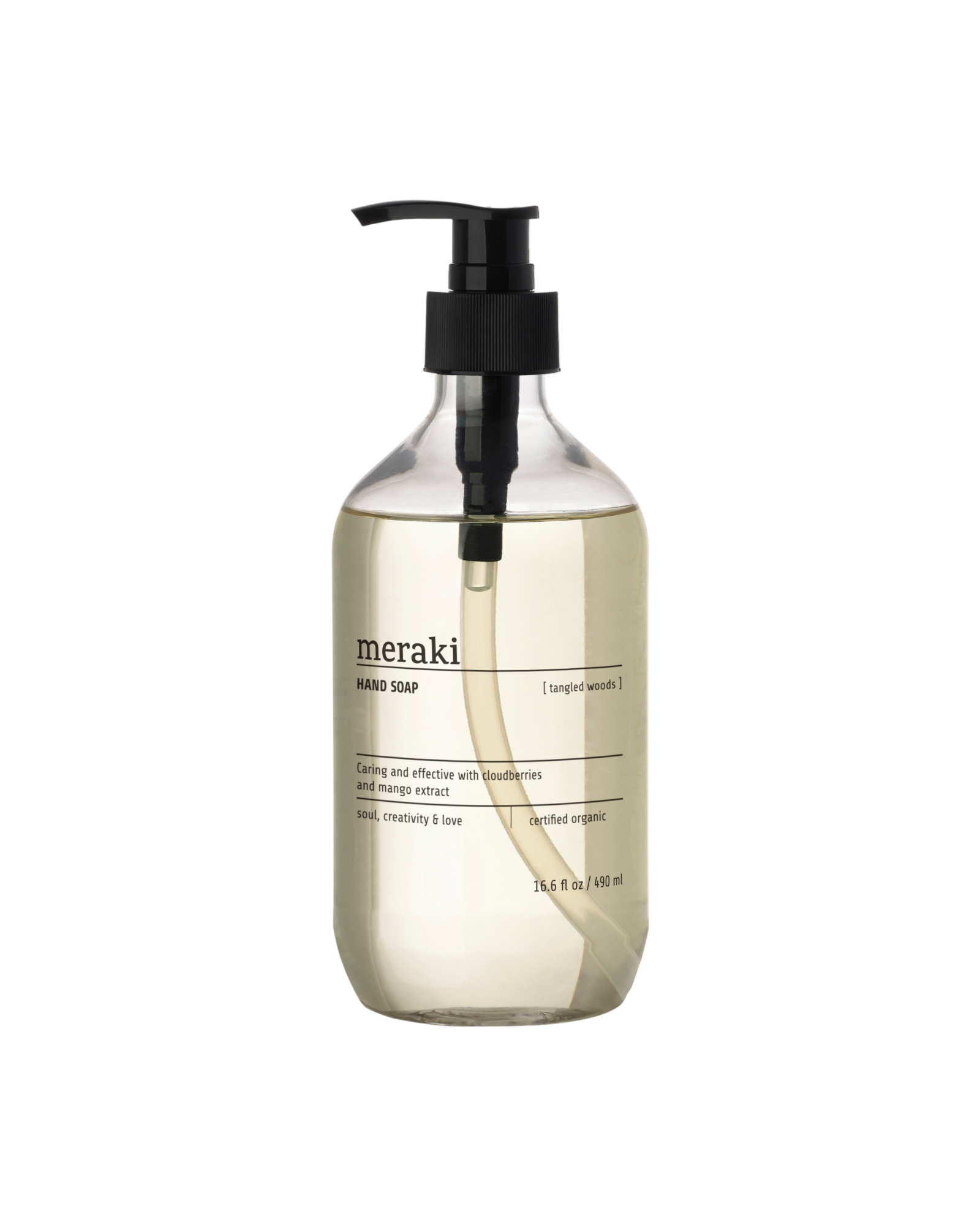 hand soap -  tanlged woods 