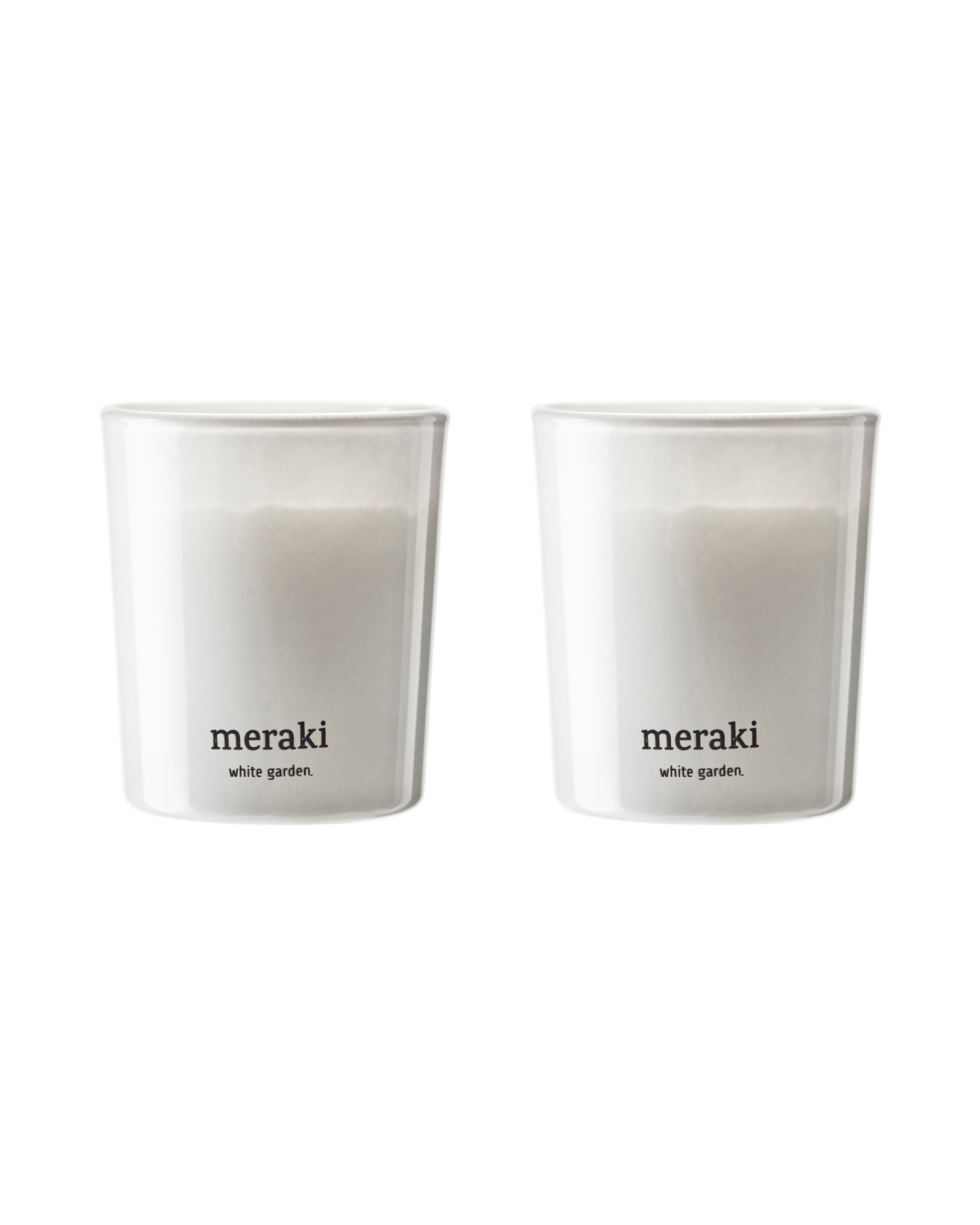 scented candle - white garden