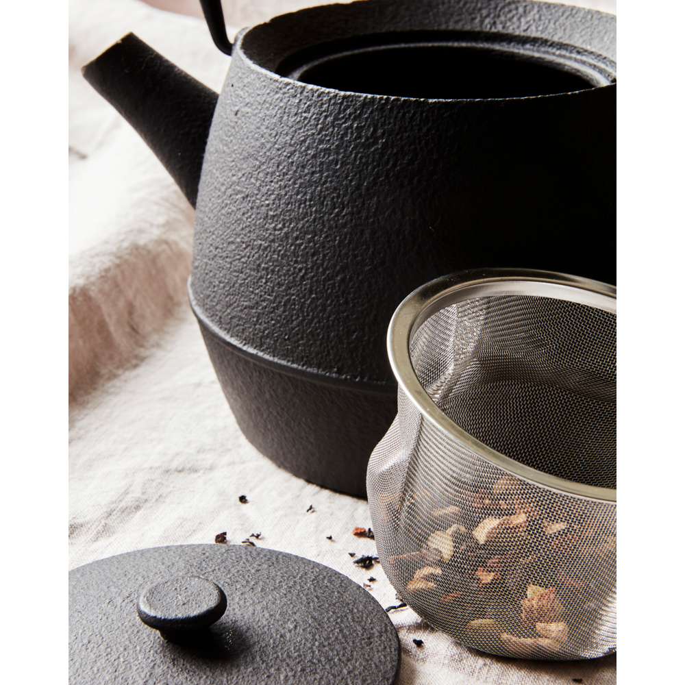 teapot cast - black 