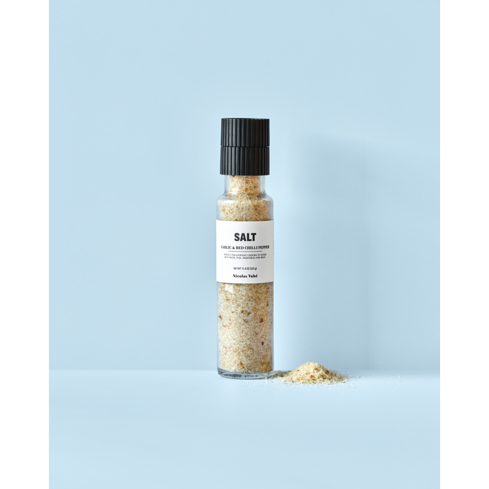salt - garlic & red chilli pepper 