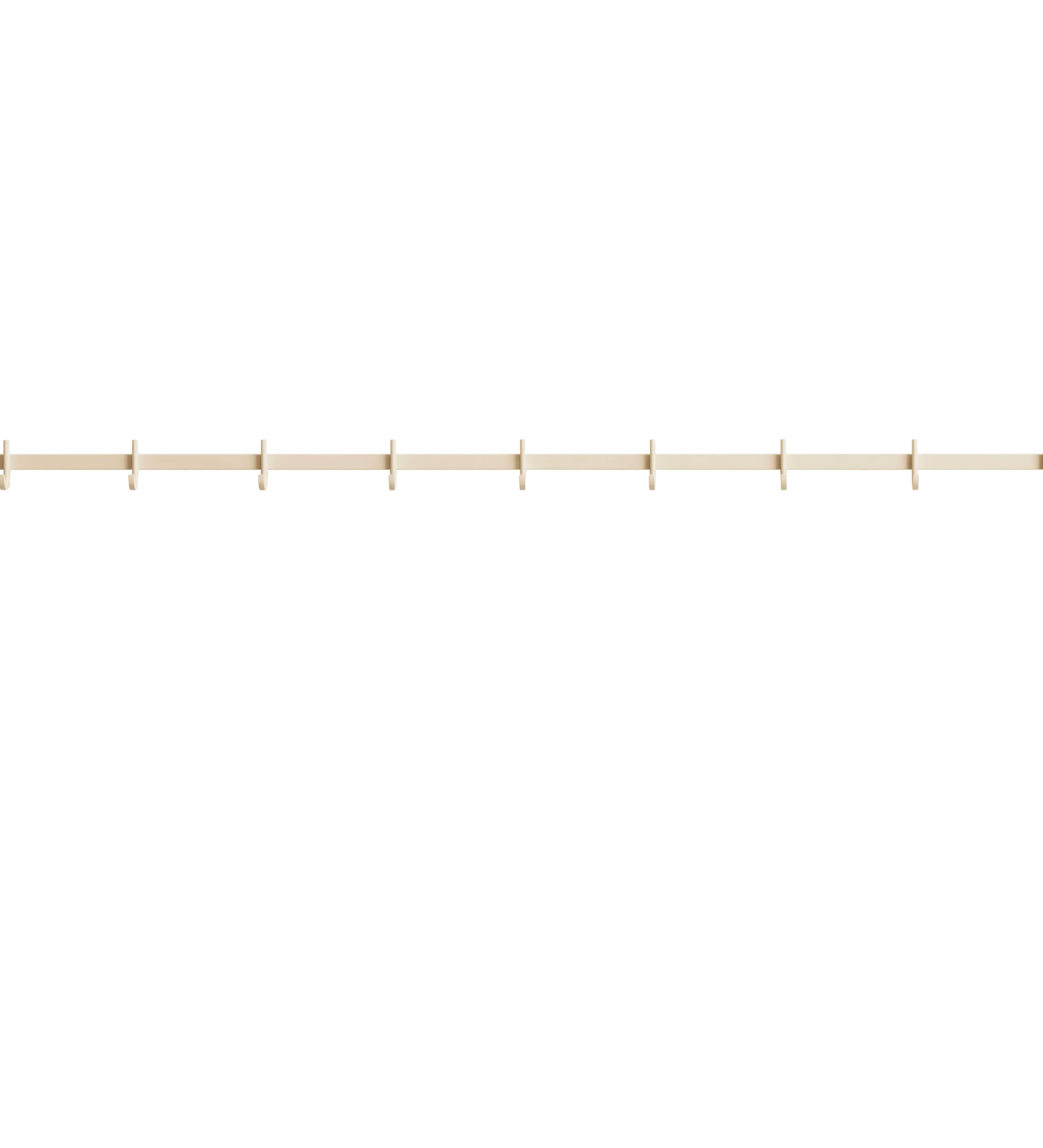 relief - hook rail medium ash