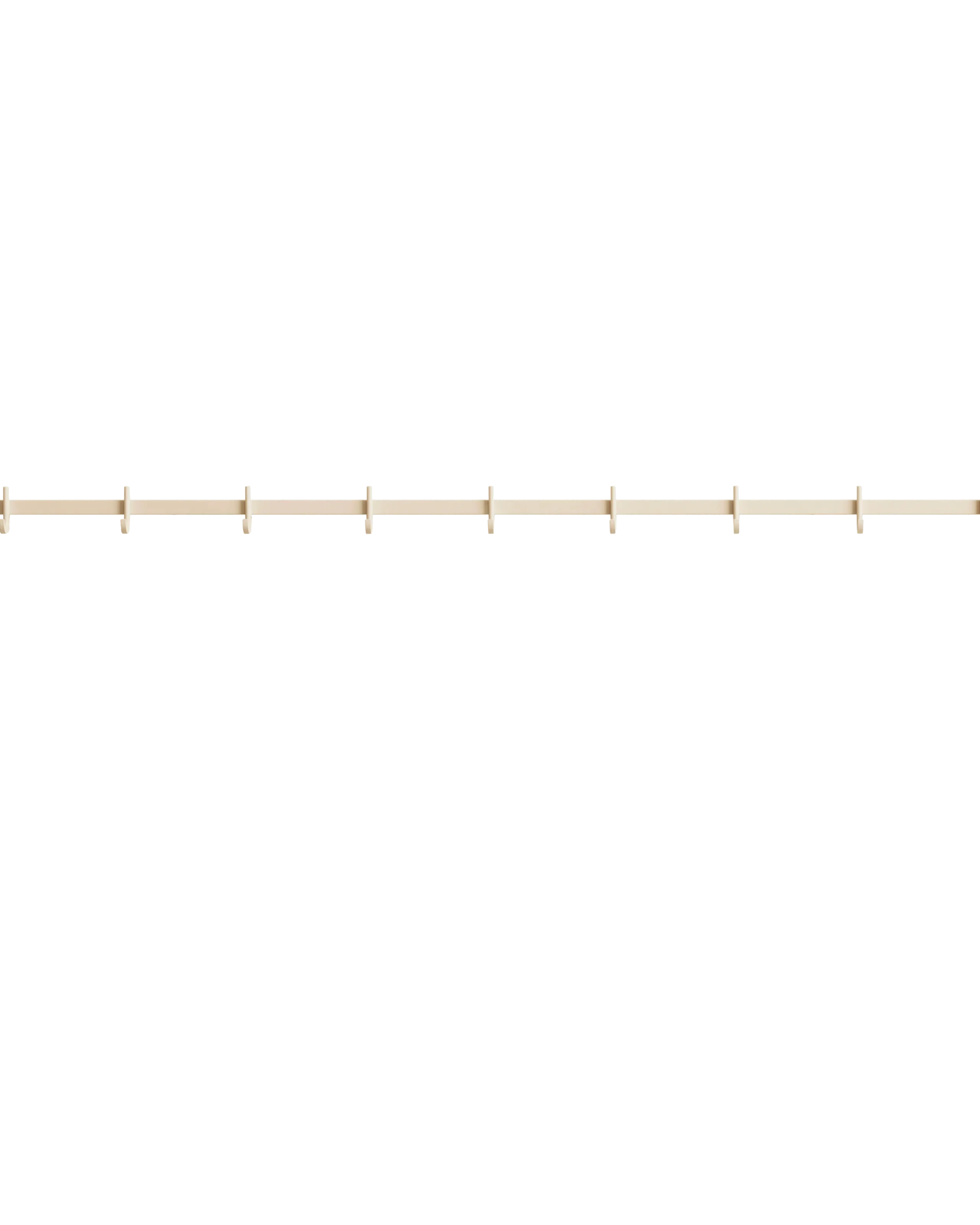 relief - hook rail medium ash