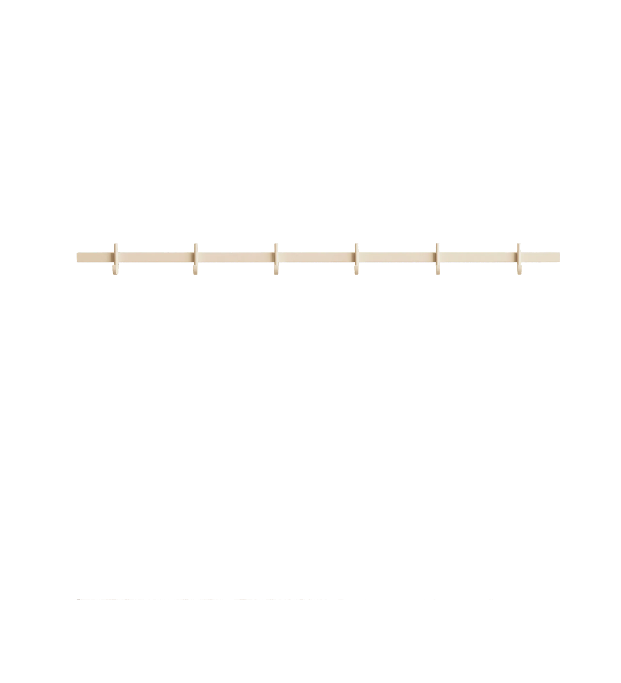 relief - hook rail medium ash