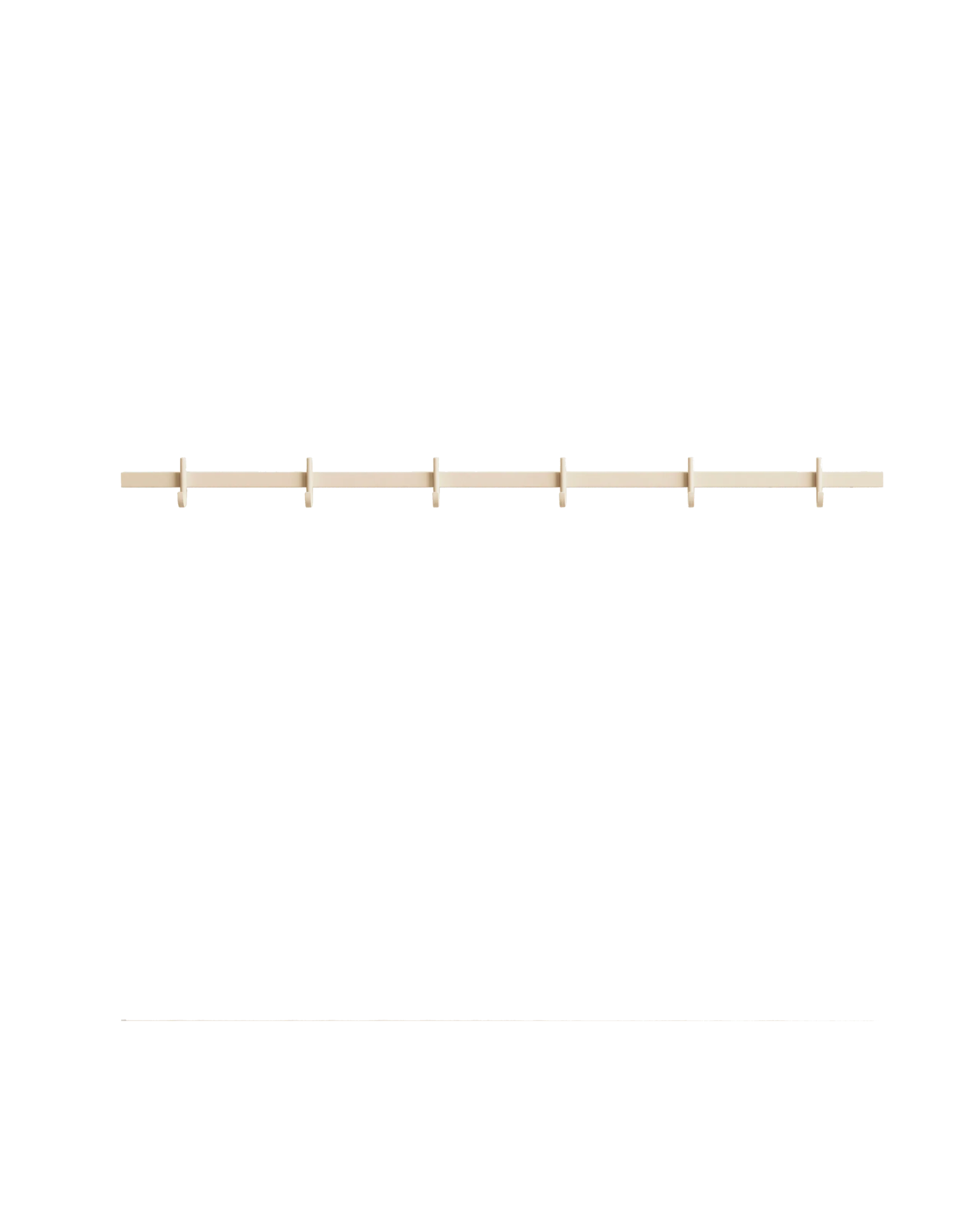 relief - hook rail medium ash
