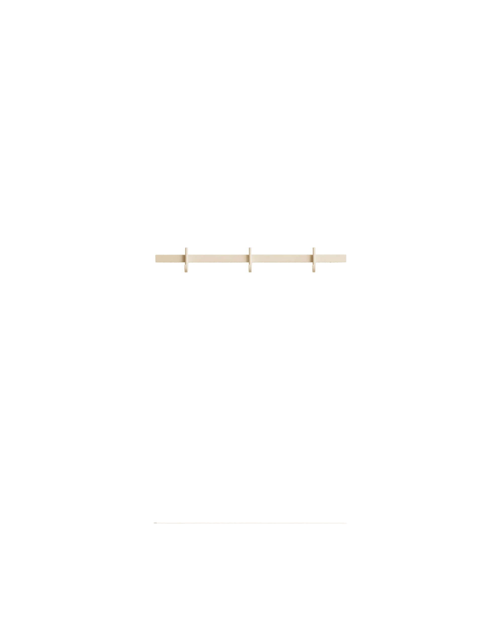 relief - hook rail small ash