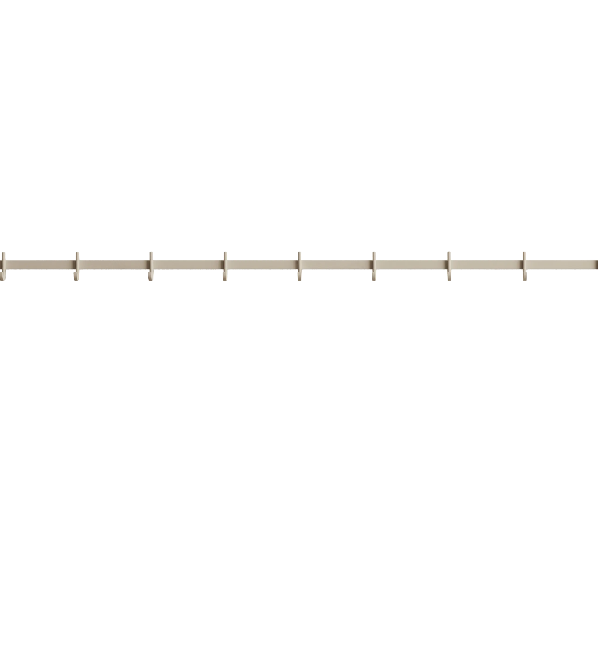 relief - hook rail medium beige